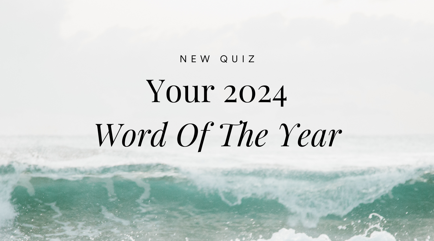 Your 2024 Word Of The Year Quiz Silk + Sonder