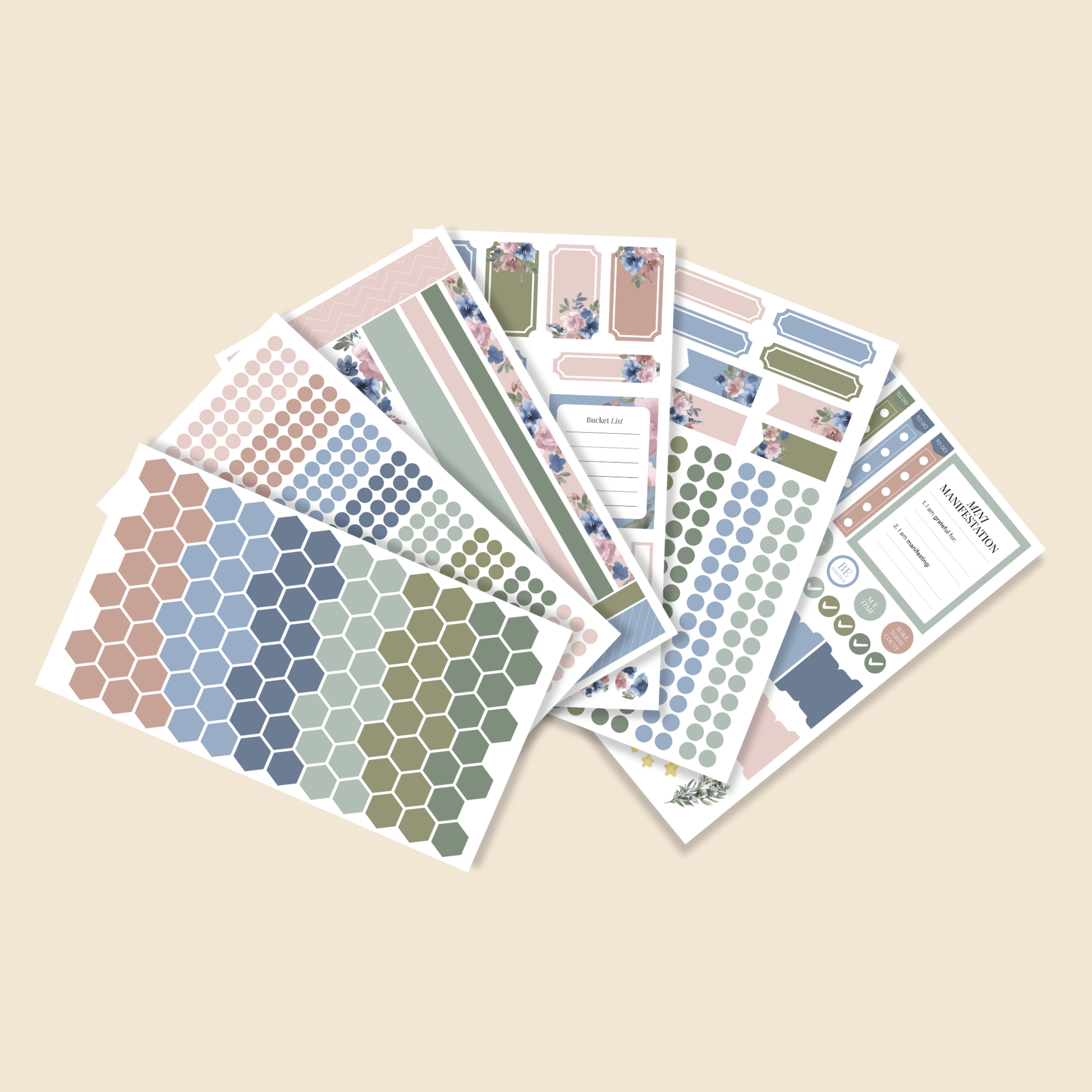 Silk + Sonder Monthly Sticker Pack