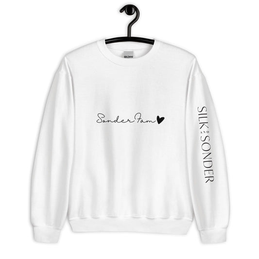 Silk + Sonder White / S Sonder Fam Sweatshirt